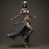 make a unique fantasy game character art