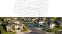 create lot subdivision site plan, landscape plan in 3d and 2d layout