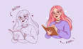 draw a cozy character, portrait or couple illustration