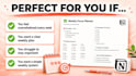 create a weekly planner to organize your life
