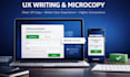 do UX writing and microcopy for websites, apps, and user experience