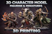 sculpt high quality 3d models and characters for 3d printing