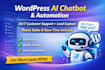 do wordpress ai chatbot automation to your wordpress website