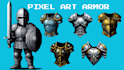 make retro 8bit 16bit 2d pixel art character sprite animation sprite sheet