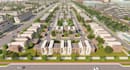 redesign 3d landscape development,urban masterplan,site layout,community render