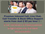 premium inbound call, live chat, call transfer, back office