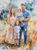 make artistic oil painting