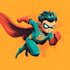 make super hero character