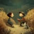illustrate a childrens book series with magical art