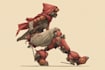 create a fabulous sci fi concept character illustration