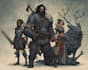draw your dungeons dragons party in a custom scene