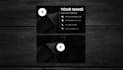 design a modern professional business card in canva
