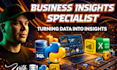 generate actionable business insights with power bi, excel, sql, and python