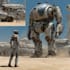 design sci fi mecha and robot concept art