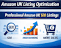 do amazon UK listing optimization with high ranking keywords