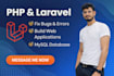 fix PHP bugs and develop responsive website using PHP, mysql