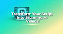 transform your blog script or article into ai videos with invideo