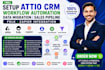setup attio crm workflow automation data migration sales pipeline folk zapier