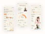 develop a modern meditation and mindfulness mobile app, calming features and UI