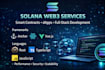 create custom solana blockchain applications and smart contracts