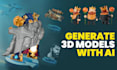 create ai generated 3d models