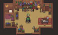 create pixel art tileset, top down tile map, background, indie game props, asset