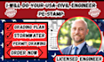 civil engineer permit plan,grading plan stormwater drainage plan usa stamp