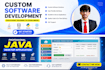 develop java desktop application with database integration