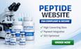 run organic tiktok ads, facebook or ig ads for peptide website, peptide website