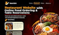 develop restaurant reservation and table booking website