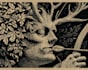 create a linocut illustration