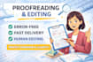 proofread and edit your blog posts and articles