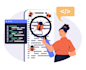 fix HTML, CSS, react js, and tailwind code bugs