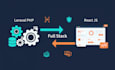 develop web apps using laravel, react js, and PHP professionally