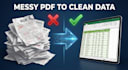 convert PDF bank statements to excel or CSV using python fast