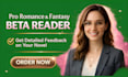 beta read romance fantasy ya adult novel as romance beta reader fantasy ya novel