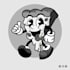 illustrate rubber hose style cartoon characters and mascots