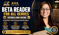 beta read fantasy historical thriller sci fi dark erotica or romance beta reader