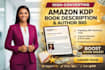 write a high converting amazon KDP book description or book blurb and author bio