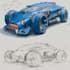sketch and design concept car for your project