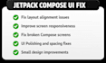 fix UI issues in your android app using jetpack compose