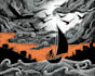 do linocut or woodcut illustrations