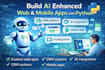 do web app development with ai integration using python