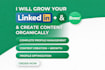be your linkedin manager and will grow your connections manually