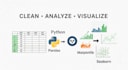 clean, analyze, and visualize your data using python