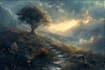 digitally paint fantasy landscape