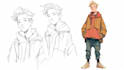 draw character sketch with manga style