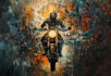 paint your cycle oil painting style