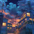 create an background anime any in style
