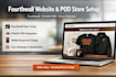 setup fourthwall website fourth wall printful pod fourthwall shop redesign store